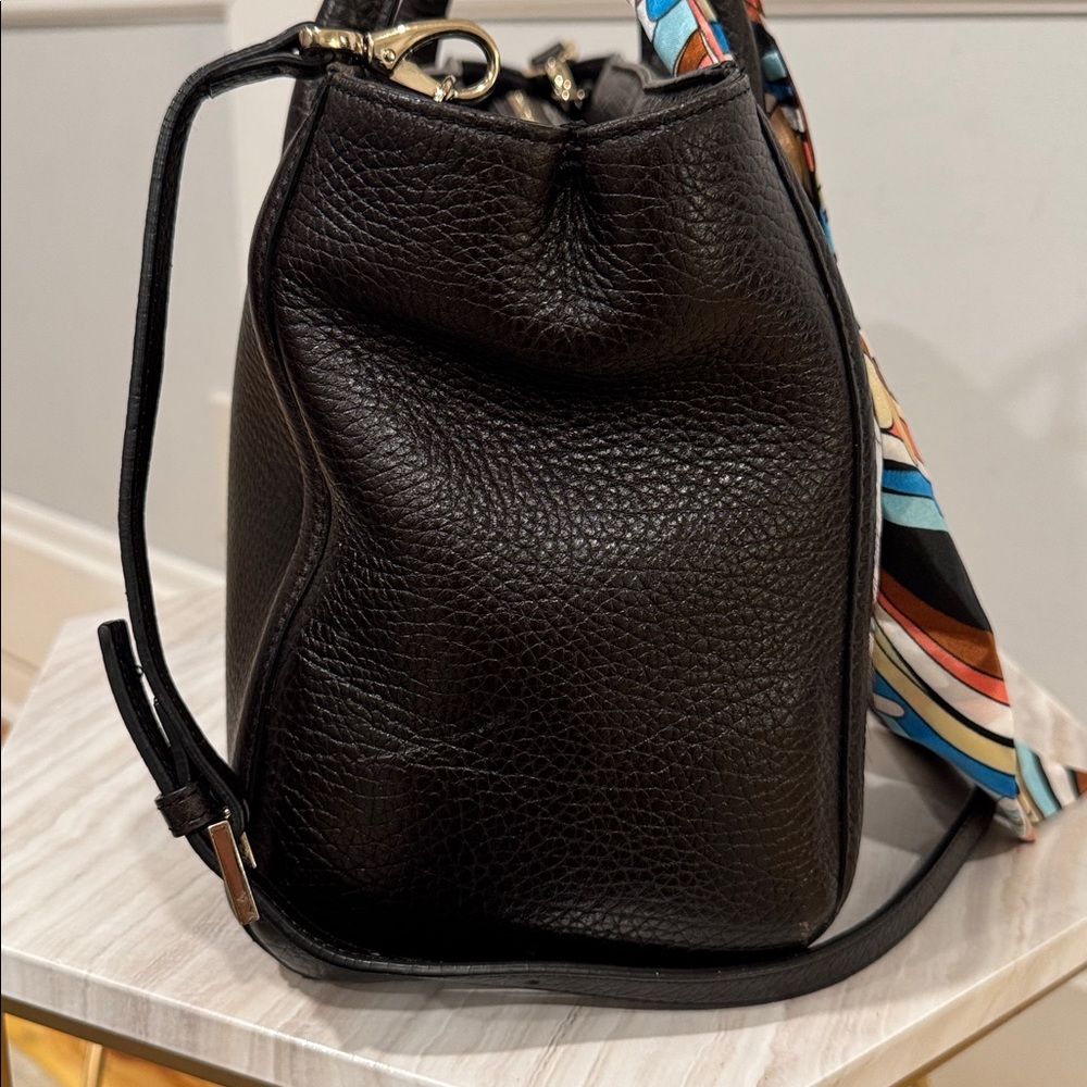 Roberto Cavalli Class Tote Satchel Brown Leopard Calf Hair Leather Bag - Picture 8 of 17